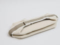 Salon System Multi-Use Bag White Canvas Beige Stripe