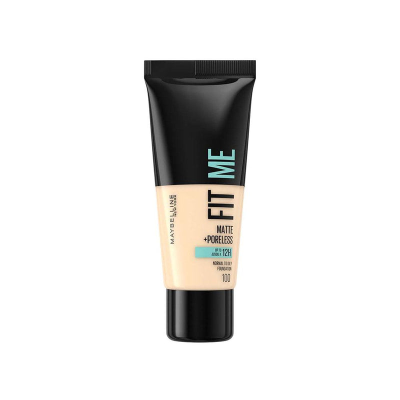 Best Matte Foundation Fit Me Matte + Poreless No.100 Maybelline 30ml