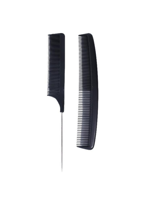 Salon System Professional Styling Comb Set - 2 Pieces