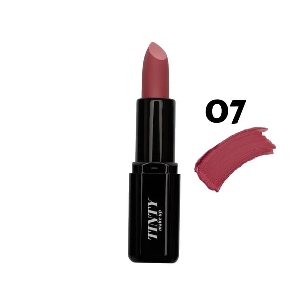 Tinty Matte Lipstick, No. 07, Long-Lasting, Waterproof, 3.8g