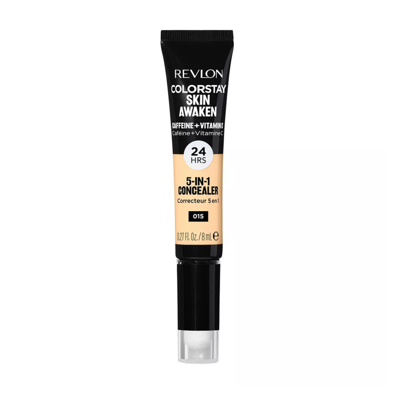 Revlon ColorStay Skin Awaken 5-in-1 Concealer, Light 015, Caffeine & Vitamin C