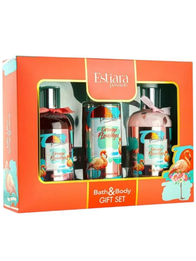 Stir Passion Dreamy Flamingo Bath & Care Gift Set - 3 Pieces
