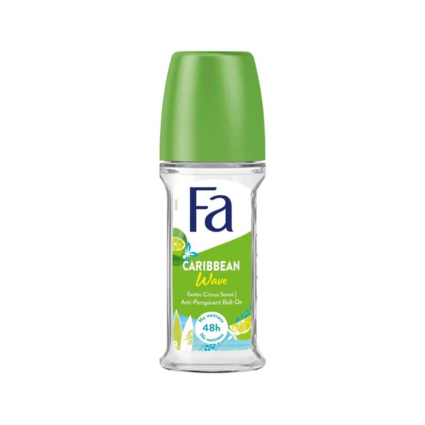 Fa Carbon Lemon Roll-On Deodorant, 48-Hour Protection, 50ml