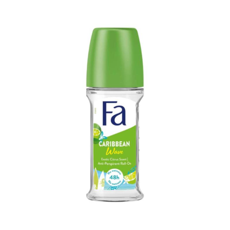 Fa Carbon Lemon Roll-On Deodorant, 48-Hour Protection, 50ml