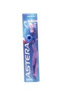 Toothbrush for Plaque Removal Medium Soft Twisted Bristles Astera 1 Piece