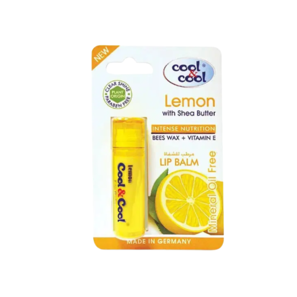 Cool & Cool Lemon & Shea Butter Lip Balm, 4.6g