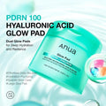 Anua Hyaluronic Acid Glow Toner Pads - 60 Pads 180ml