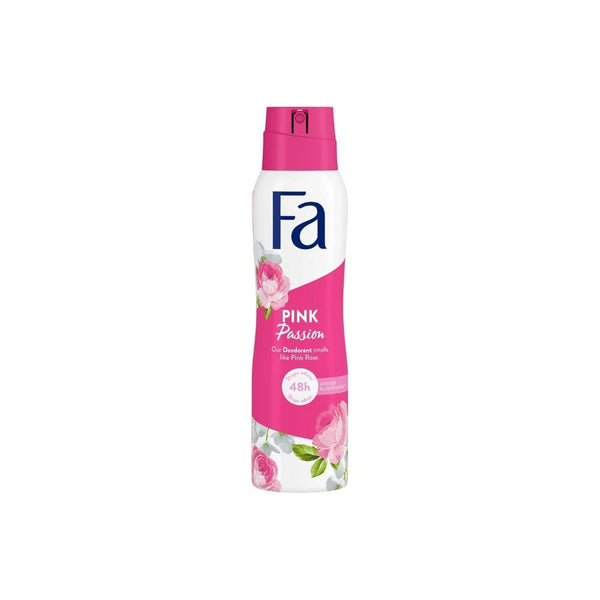 Fa Pink Passion Spray Deodorant, 150ml, Quick-Drying