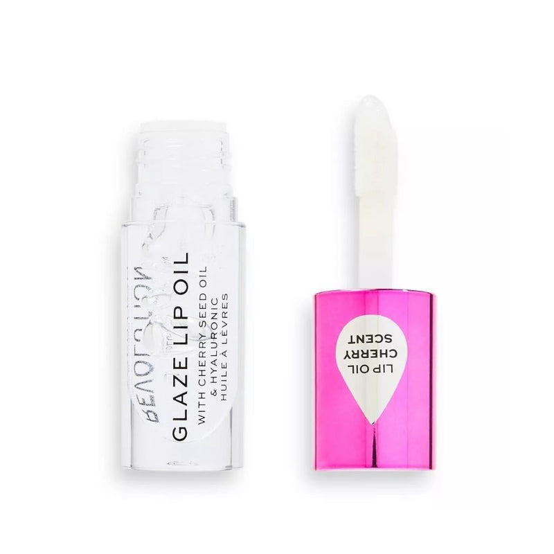 Revolution Lip Gloss Oil in Clear with Hyaluronic Acid, Jojoba & Shea Butter 4.5ml
