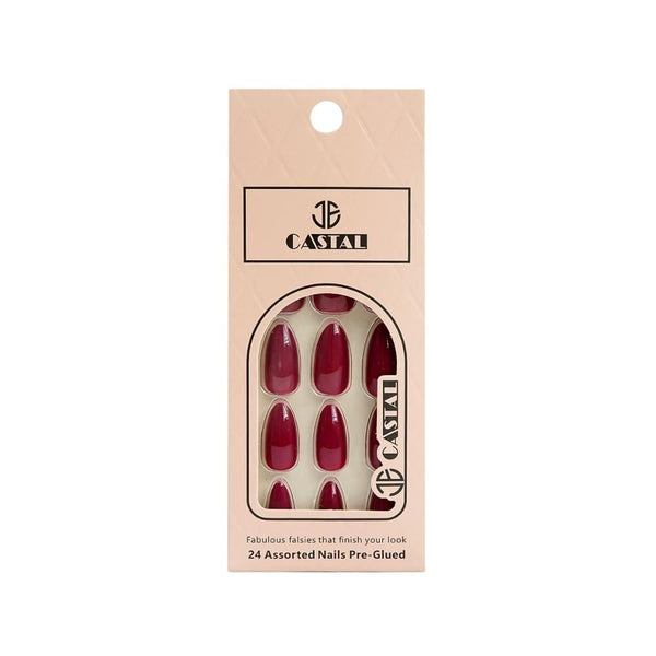Castal Self-Adhesive Artificial Nails C06, 24 Piece Set