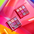 Eveline Look Up Eyeshadow Palette, Neon Pink, 9 Shades, 10.8g