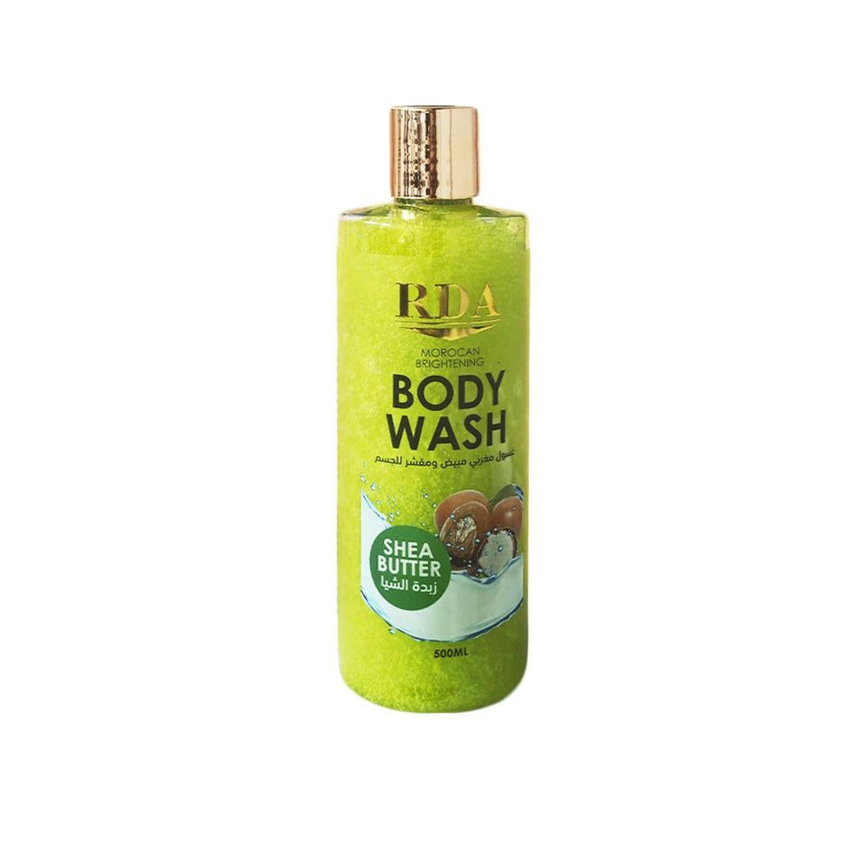 RDA Moroccan Brightening Body Wash Exfoliating Shea Butter 500ml