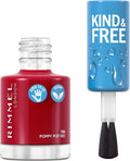 Shop Nail Polish Kind & Free Poppy Pop Red 156 Rimmel 10ml
