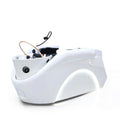 Salon System Electronic Shampoo Bed H058W Hydro-Massage White