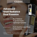 Face Serum Snail Radiance Dual Essence Niacinamide COSRX 80ml