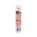 Real Techniques Face and Eye Skincare Brush Set, 2 Pieces, Stainless Steel Spatula