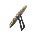 Salon System Round Hand Mirror with Gold Twist Frame