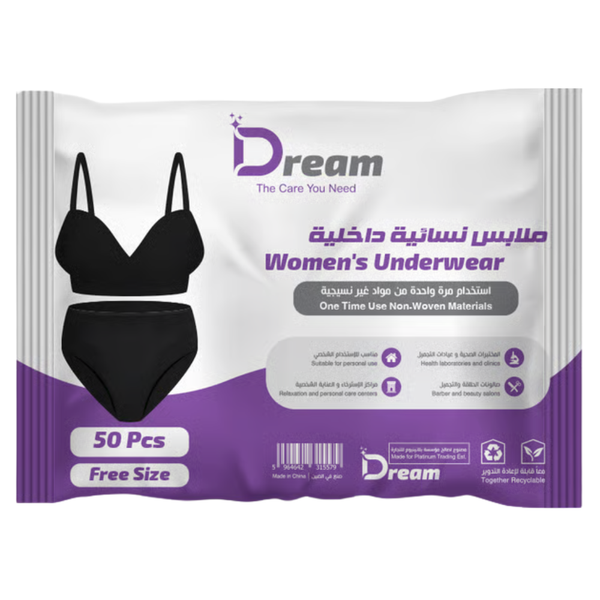 Dream Disposable Women's Underwear, Absorbent, 50 Count