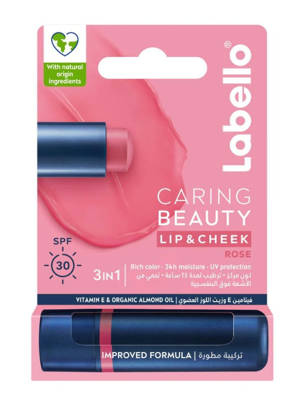 Labello Tinted Lip & Cheek Balm SPF 30 - Rose