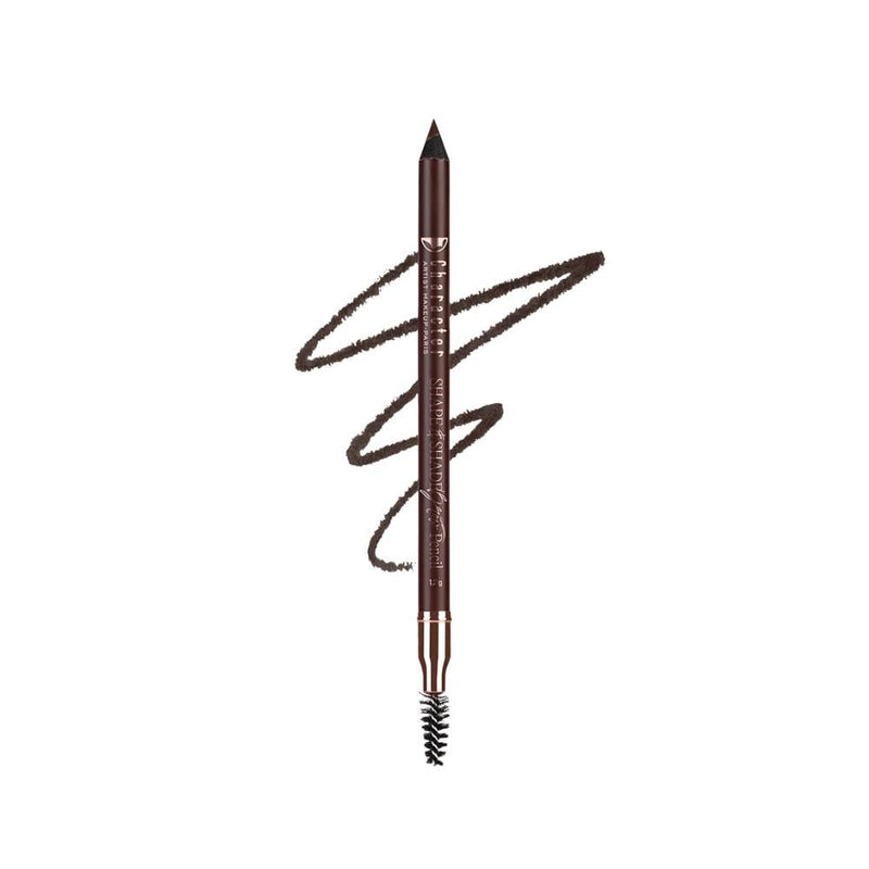 Character Eyebrow Pencil CSB001 Dual-Ended Waterproof with Shaping Brush