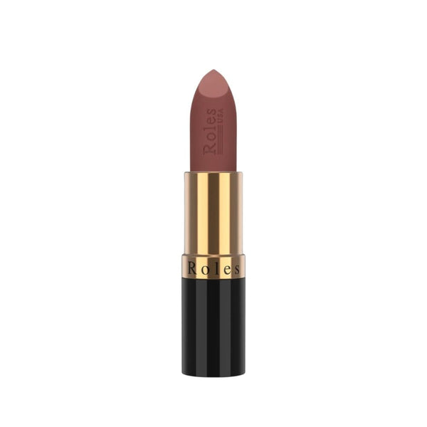 Roles Matte Creamy Rouge Lipstick 123 - Long-Lasting with Shea Butter