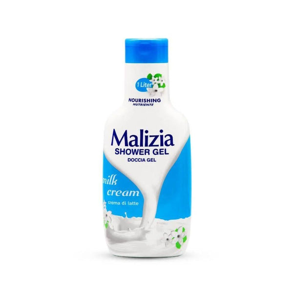 Malizia Milk Cream Shower Gel Moisturizing Body Wash 1000ml