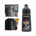 Karizma Collection Dark Brown Hair Dye Shampoo - Ammonia-Free, 400 ml