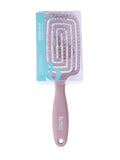 Detangling Hair Brush Flexible Teeth Smooth Tangle-Free Beauty System Pink