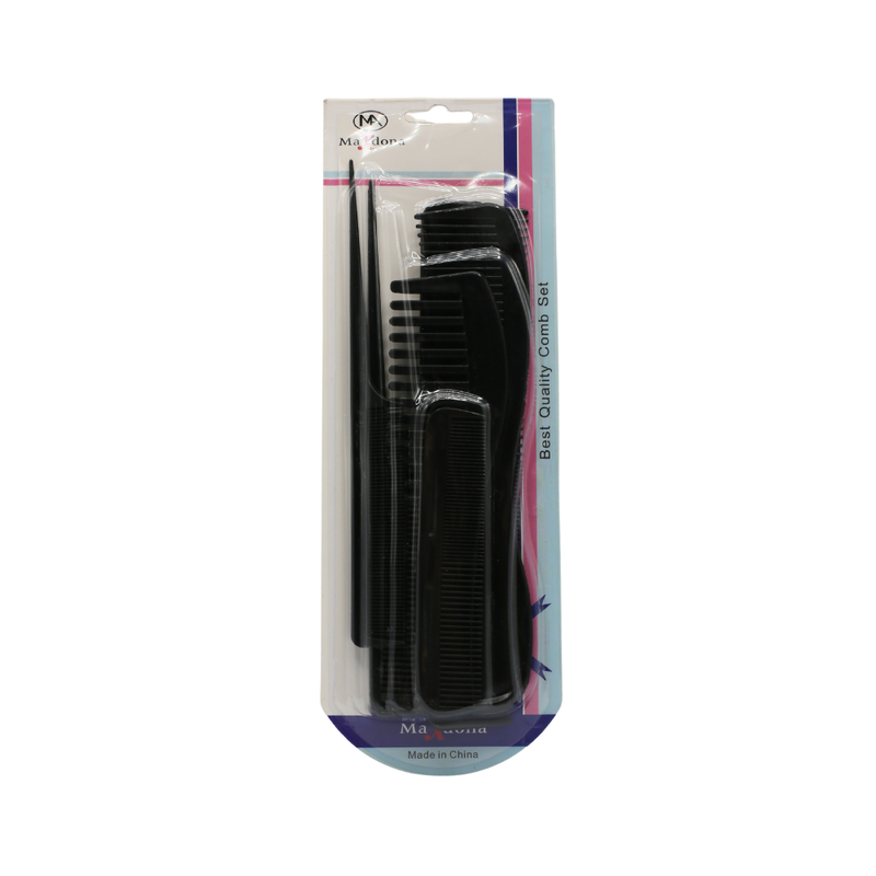 Maxdona 6-Piece Hair Comb Styling and Detangling Kit