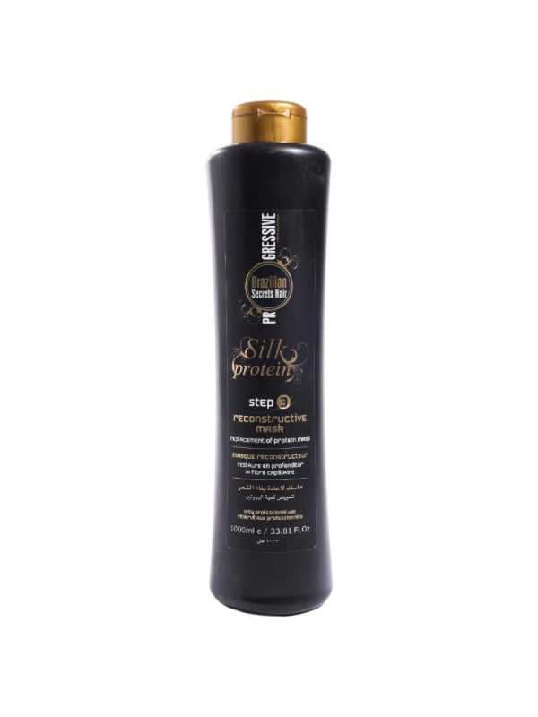 Brazilian Secrets Silk Protein Hair Mask 1000ml - For Damaged Hair Repair