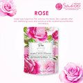 Saboo Rose Scented Bath Bubble Powder with Jojoba Oil and Vitamin E - 200g