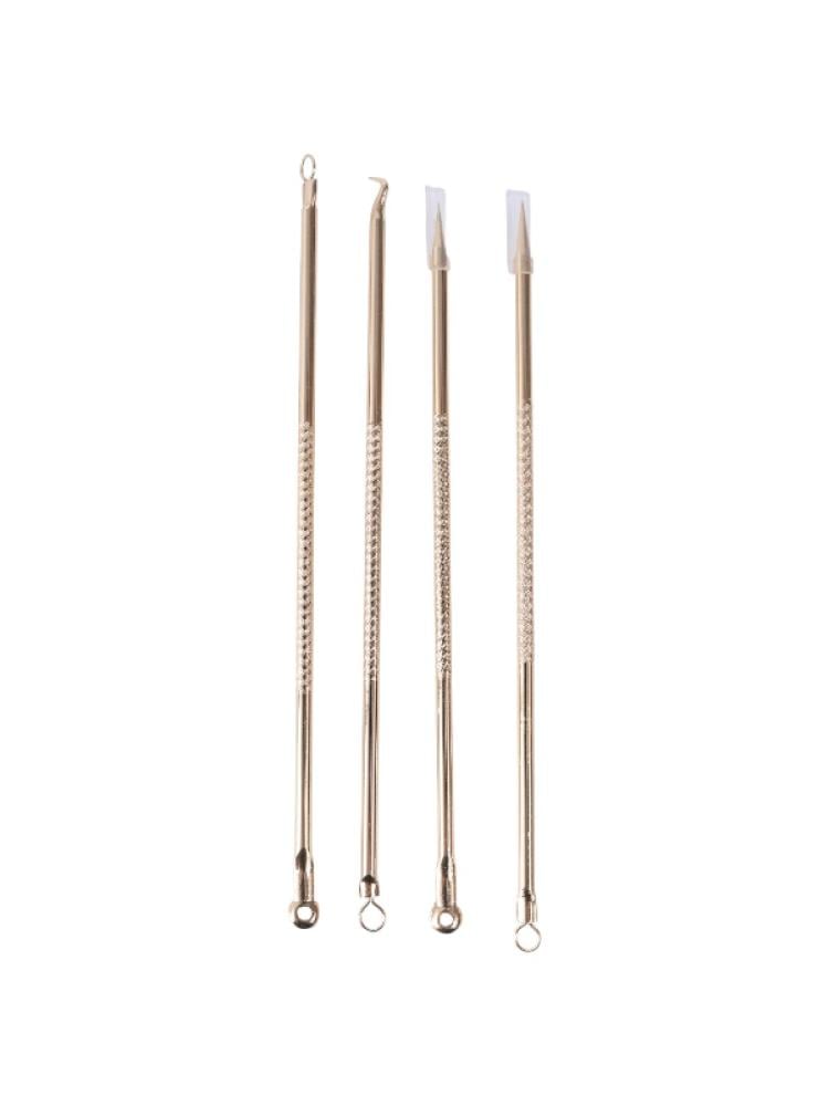 Beauty System Luxury Pedicure Tool Set - Gold, 4 Pieces