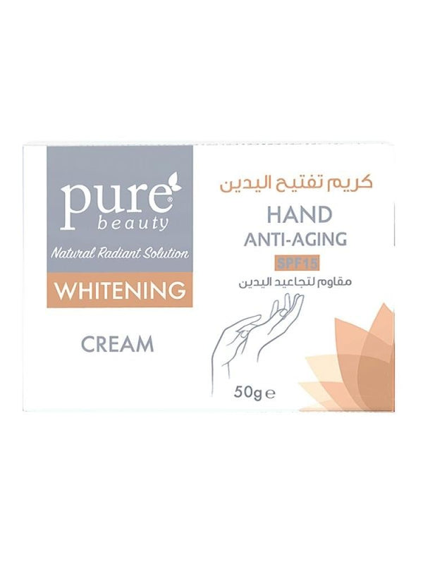 Pure Beauty Anti-Wrinkle Hand Whitening Cream with Chilean Tree Extract SPF 15 - 50g
