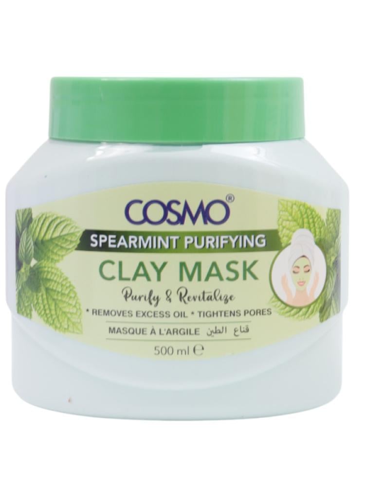Cosmo Mint Oil-Removing Facial Clay Mask, 500ml