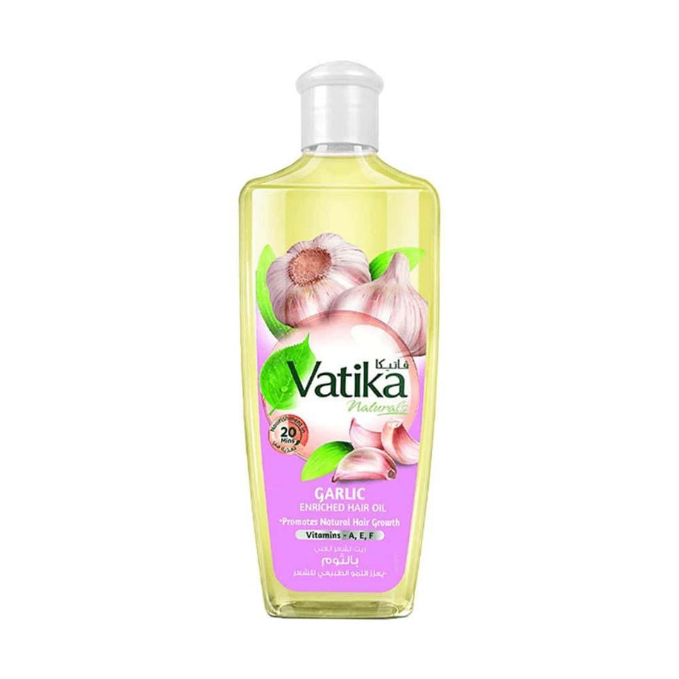 Vatika Naturals Garlic Hair Oil for Stronger Hair & Healthy Scalp 200ml