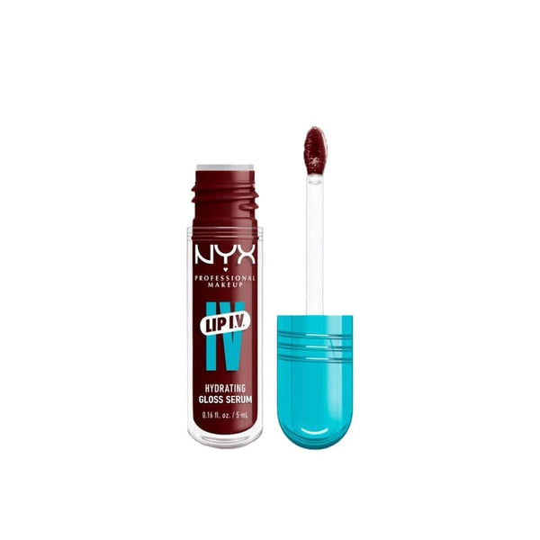 NYX Lip Gloss Hydrating Water Bout Wine 15 Deep Red Shine 8ml