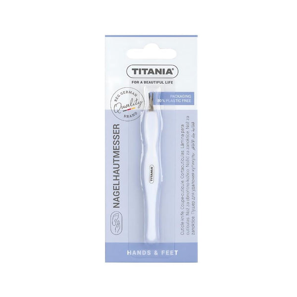 Titania Cuticle Knife, Stainless Steel, Precision Ground Edge