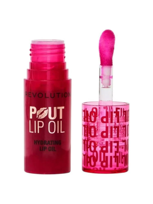 Revolution Pout Berry Purple Lip Oil - 4ml