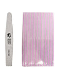 Salon System Dual Grit Nail File - 20 Pieces