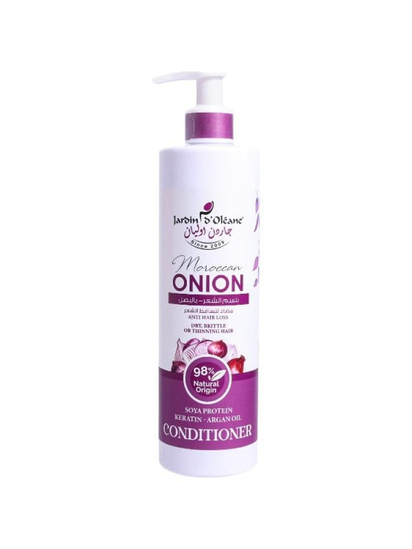Anti Hair Fall Conditioner Onion Keratin Argan Oil Jardin Oleane 380ml