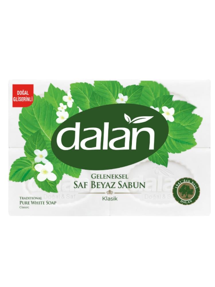 Dalan Traditional White Classic Soap - 125g, 4-count