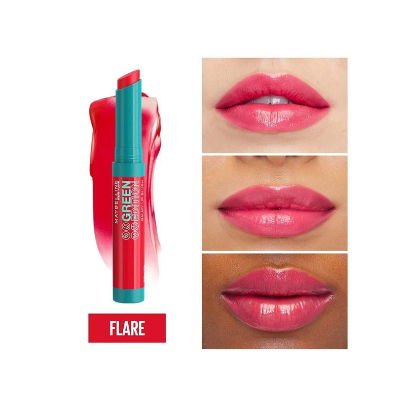 Maybelline Green Edition Lipstick with Mango Oil, 004 Flare