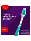 Colgate Zig Zag Soft Toothbrush - Anti-Bacterial Bristles, Multi-Angle Cleaning