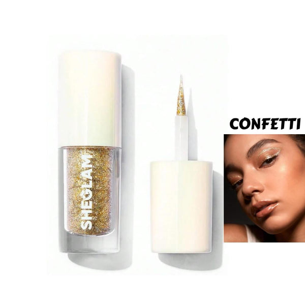 Sheglam Insta Party Confetti Glitter Liner, Multi-Dimensional, 2.6ml