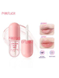 Lip Oil Hydrating Gloss Pink Flash Care Plus 5ml