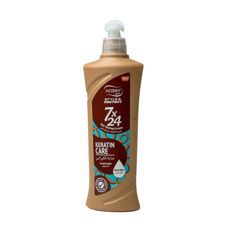 Hair Styling Cream Keratin Vitamin E Hobby 250ml