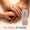 Baby Oil Gel Refreshing Rose Floral Scent Morvon 200ml