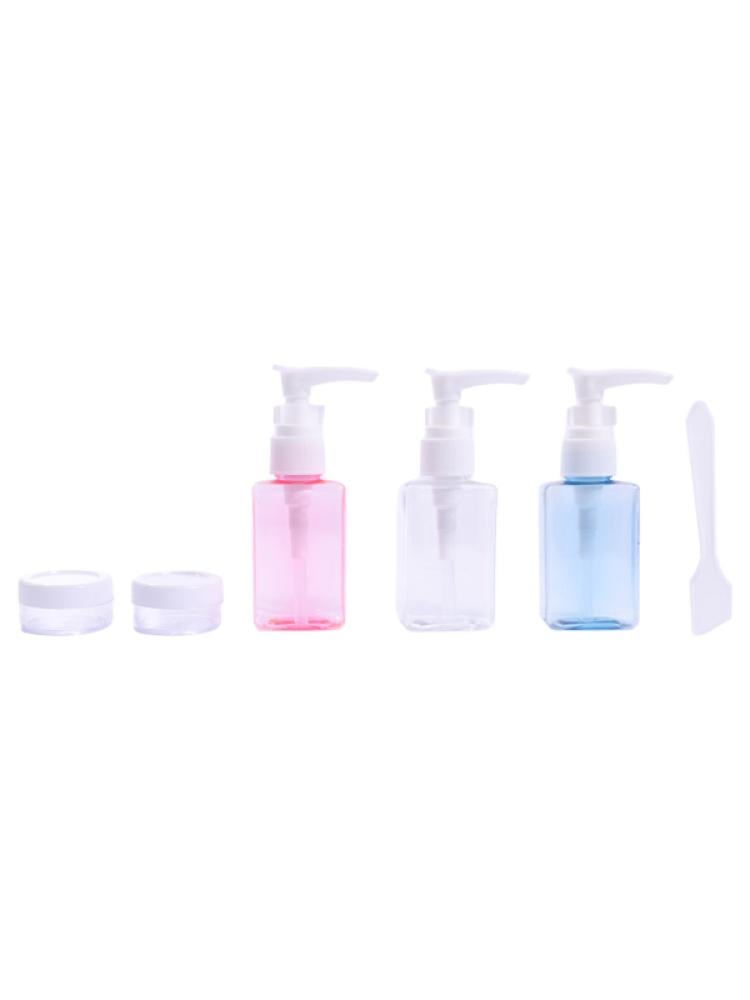 Travel Toiletry Kit with Bottles Empty Travel Containers Solo Go 6 Piece Set