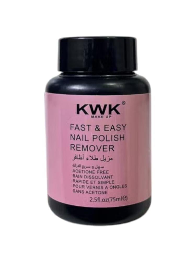 Nail Polish Remover Fast & Easy Non-Drying KWK 75ml