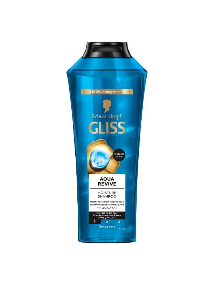 Schwarzkopf Gliss Aqua Revive Moisturizing Shampoo - 400ml
